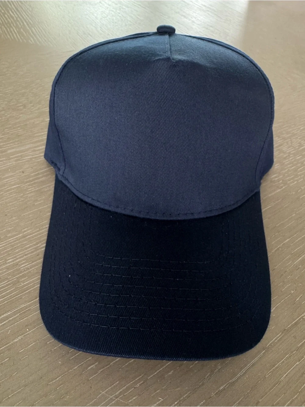 New Navy 5 panel a-frame snapback hat